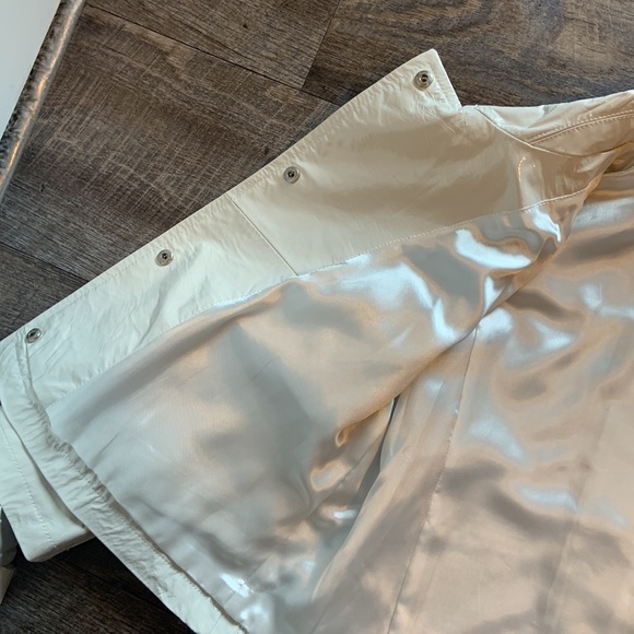 Vintage J'Envie Cream Patent Leather Moto Jacket - Picture 9 of 16